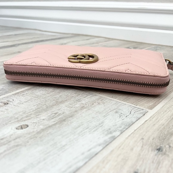 Gucci Dusty Pink Marmont XL Organizer Wallet - Picture 6 of 10